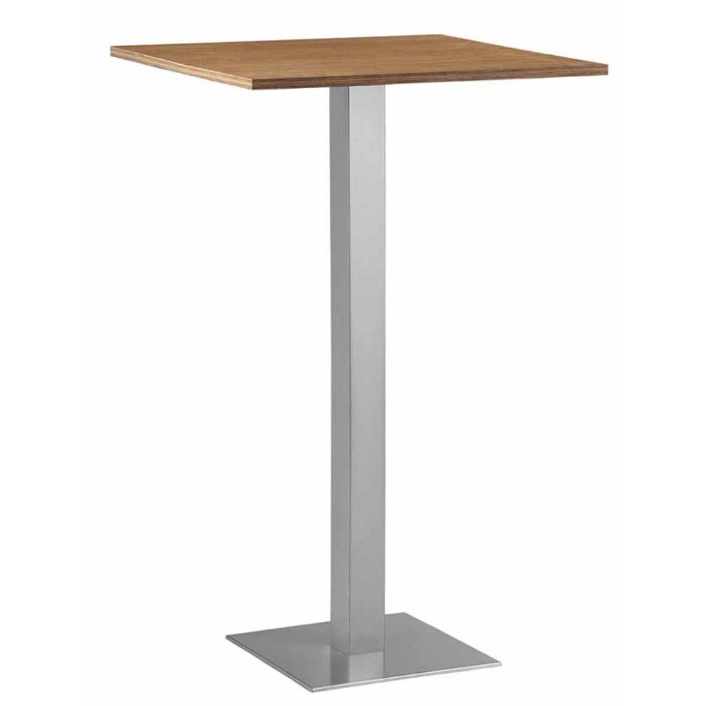 Masa inalta din lemn si otel XT 479A Q - Nuovo Design